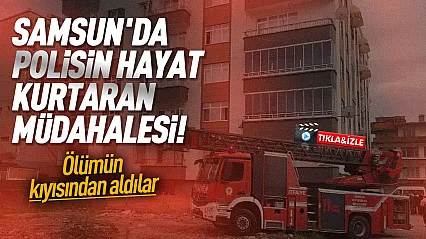 Samsun Çarşamba'da 4 ayrı suçtan aranan şahıs intihara kalkıştı