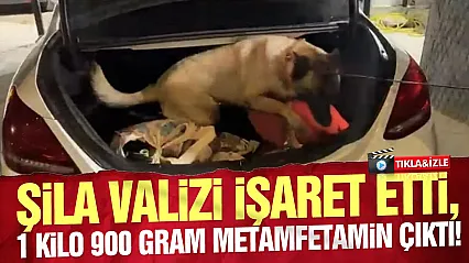 Samsun'da 1 kilo 900 gram metamfetamini buldu