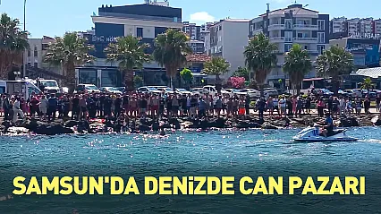 Samsun'da denizde can pazarı: 45 yaşındaki adamın durumu ağır