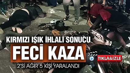 Samsun'da Feci Kaza 2'si Ağır 5 Yaralı