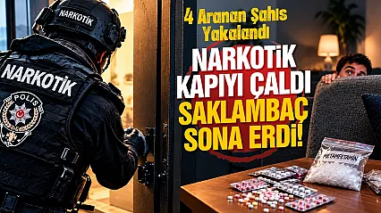 Samsun'da firari hükümlüler yakalandı, uyuşturucu ele geçirildi