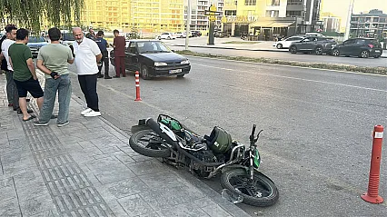 Samsun'da otomobil ile motosiklet çarpıştı: 1 yaralı