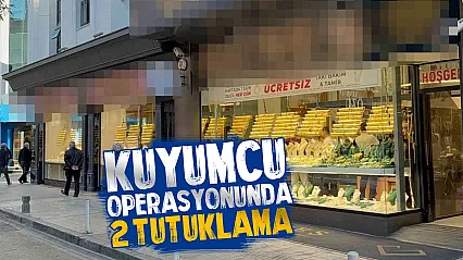 Samsun'da suç örgütü operasyonu 2 şüpheli tutuklandı