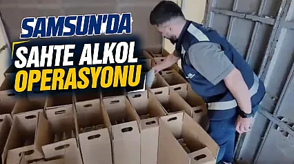 Samsun'da tonlarca kaçak etil alkol ele geçirildi