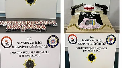 Samsun'da uyuşturucu operasyonu