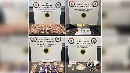 Samsun'da Uyuşturucu Operasyonunda 10 Gözaltı