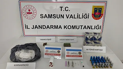 Samsun'da uyuşturucu operasyonu