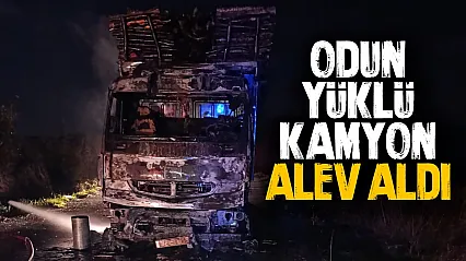 Samsun'da yanan kamyon kullanılamaz hale geldi