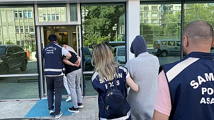 Samsun'daki fuhuş operasyonunda yakalanan 2 zanlı tutuklandı