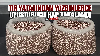 Tırın Yatağından 129 Bin 500 Uyuşturucu Hap Çıktı