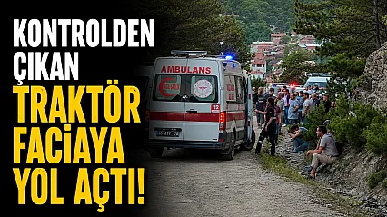 Traktör Uçuruma Yuvarlandı