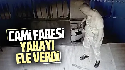Valizli ayakkabı hırsızı imamların takibinden kaçamadı