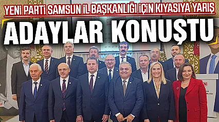 YENİ Parti Samsun'da ön seçim başladı!