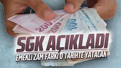 Emeklinin beklediği zam ödemesi açıklandı