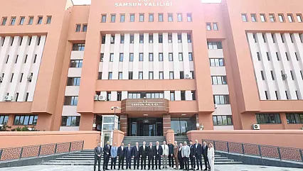 TETSİAD yönetiminden Samsun Valisi Orhan Tavlı'ya ziyaret