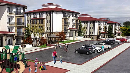 Vezirköprü'de yapılacak TOKİ konutları için yer teslimi yapıldı