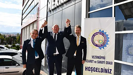 Vezirköprü TSO'da seçim heyecanı sona erdi: Yeni başkan Dursun Atak