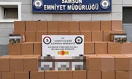 2 milyon 862 bin adet kaçak makaron yakalandı