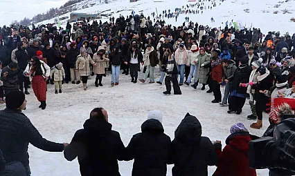 Argan Yaylasında kar festivali