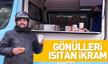 Canik'te gönülleri ısıtan ikram