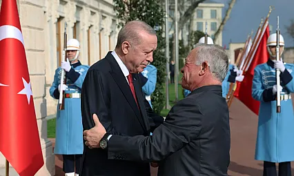 Cumhurbaşkanı Erdoğan, Ürdün Kralı 2. Abdullah'ı Dolmabahçe'de ağırladı