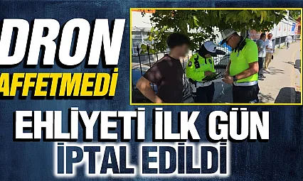 Ehliyetini Aldığı Gün Trafik Kuralını İhlal Etti
