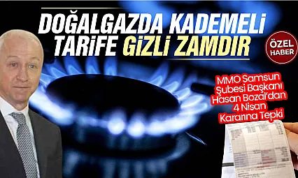 Hasan Bozal, 'Doğalgazda kademeli tarife gizli zamdır'