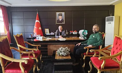 Kaymakam Sağlam'a anlamlı ziyaret