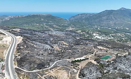Kumluca'da yangının yaraları sarılıyor