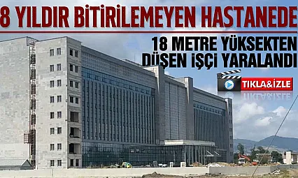 Samsun Tekkeköy Devlet Hastanesi'nde iş kazası
