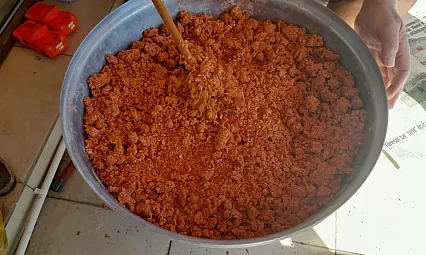 Sinop'ta kadınlar tarhana yapıyor