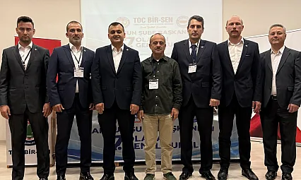 TOÇ BİR-SEN Samsun Şubesi 7. Olağan Genel Kurulu'nda Dr. Ahmet Geçer yeniden başkan seçildi