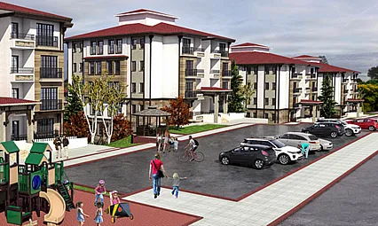 Vezirköprü'de yapılacak TOKİ konutları için yer teslimi yapıldı