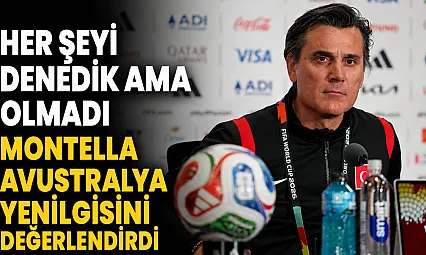 Vincenzo Montella'dan Avustralya Mağlubiyeti Sonrası İtiraflar