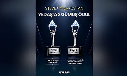 Yedaş'a Stevıe Awards'tan İki Gümüş Ödül