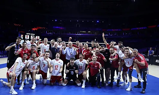 A Milli Erkek Voleybol Takımı, tarihinde ilk kez Milletler Ligi'nde çeyrek finalde