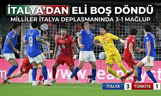 A Milli Takım İtalya Deplasmanından Eli Boş Döndü