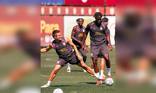 Galatasaray'da Sporting hazırlıkları sürüyor