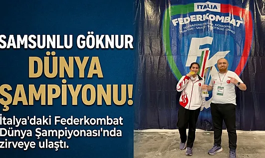Samsunlu Göknur Gülten dünya şampiyonu oldu
