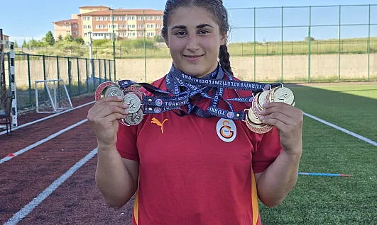 Yozgatlı genç sporcu yaz kış demeden çalıştı, çifte Türkiye derecesi elde etti