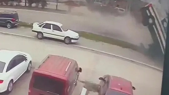 Feci kazanın güvenlik kamera görüntüsü ortaya çıktı!