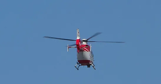 Bahçesaray'da rahatsızlanan hasta helikopterle van'a sevk edildi