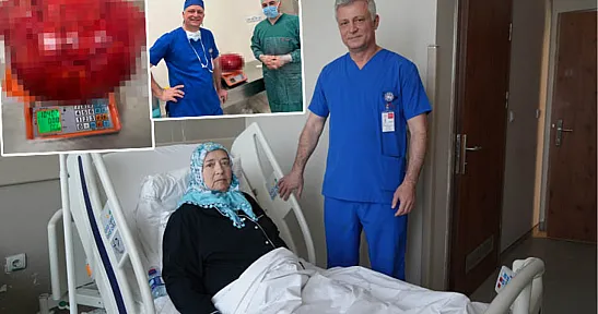 Görenler kilo aldı sandı, karnından 10,5 kiloluk dev kitle çıkarıldı