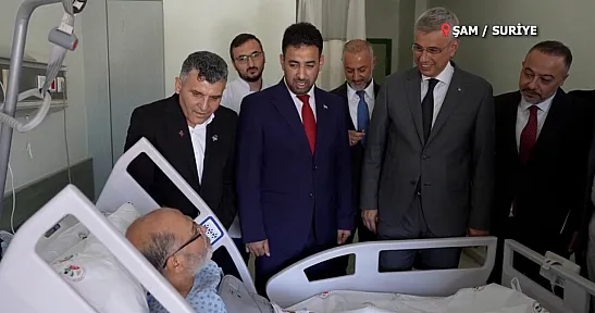 Sağlık Bakanı Kemal Memişoğlu Şam Kalp Hastanesini ziyaret etti
