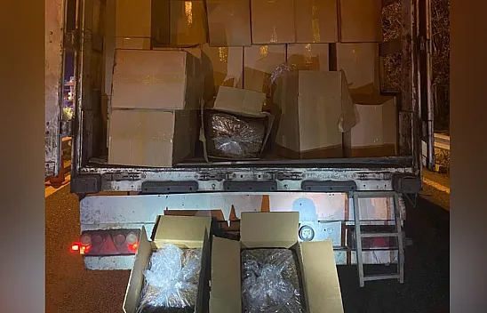 11 ton kaçak tütün ele geçirildi