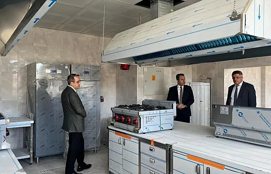 Ağar, OSB Mesleki ve Teknik Anadolu Lisesi inşaatını inceledi