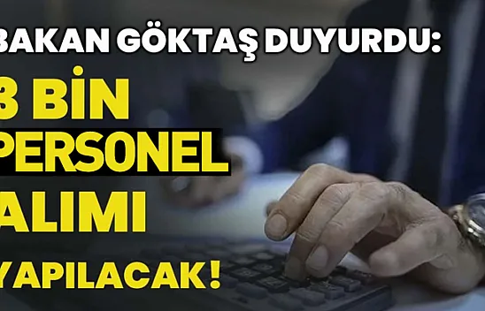 Aile ve Sosyal Hizmetler Bakanlığı'na 3 Bin Personel Alımı