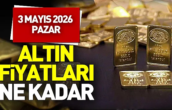 Altın fiyatlarında dalgalı seyir: 3 Mayıs 2026