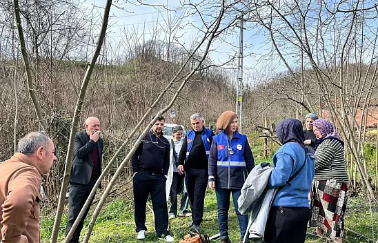 Ayvacık'ta fındık üreticilerine uygulamalı eğitim