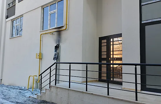 Bafra'da elektrik panosu yangını korkuttu